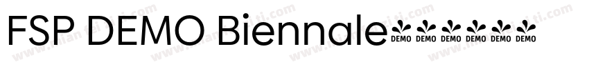 FSP DEMO Biennale字体转换